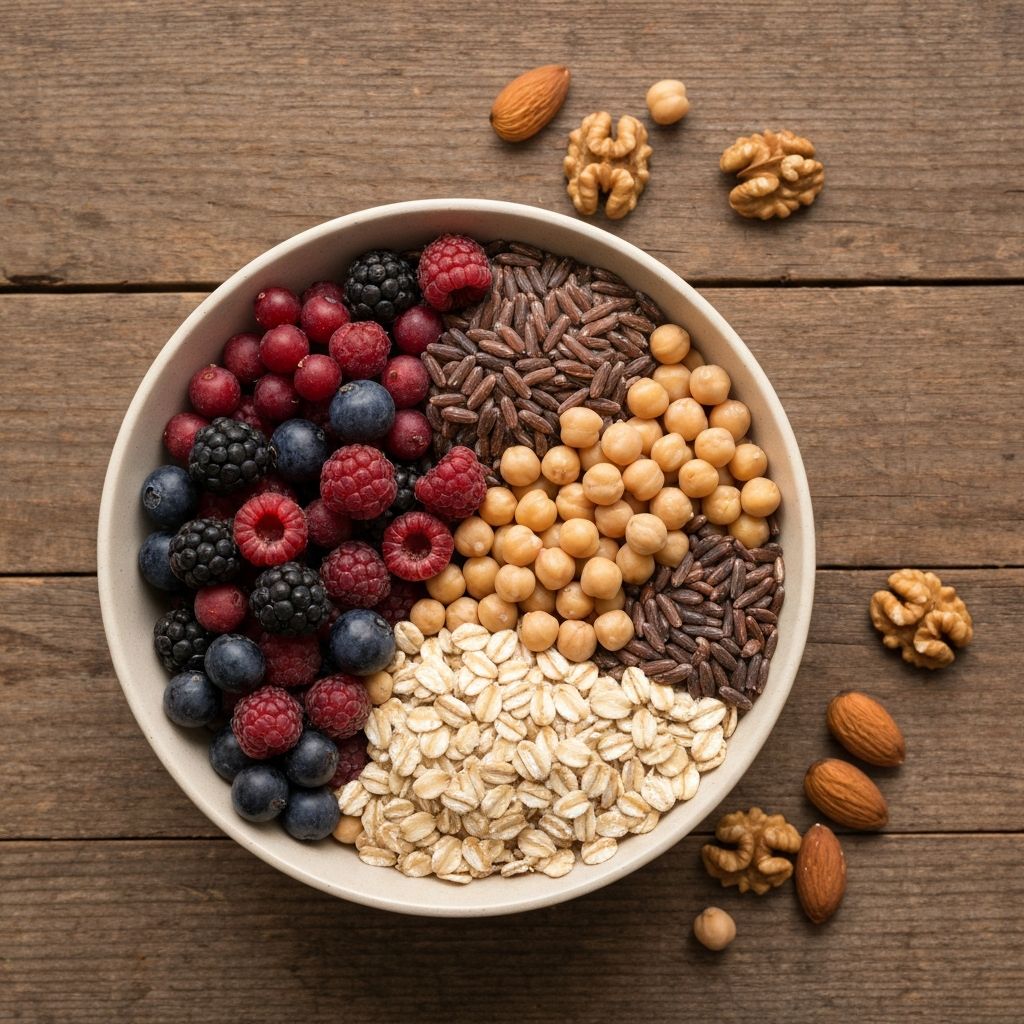 Fibre-rich whole foods